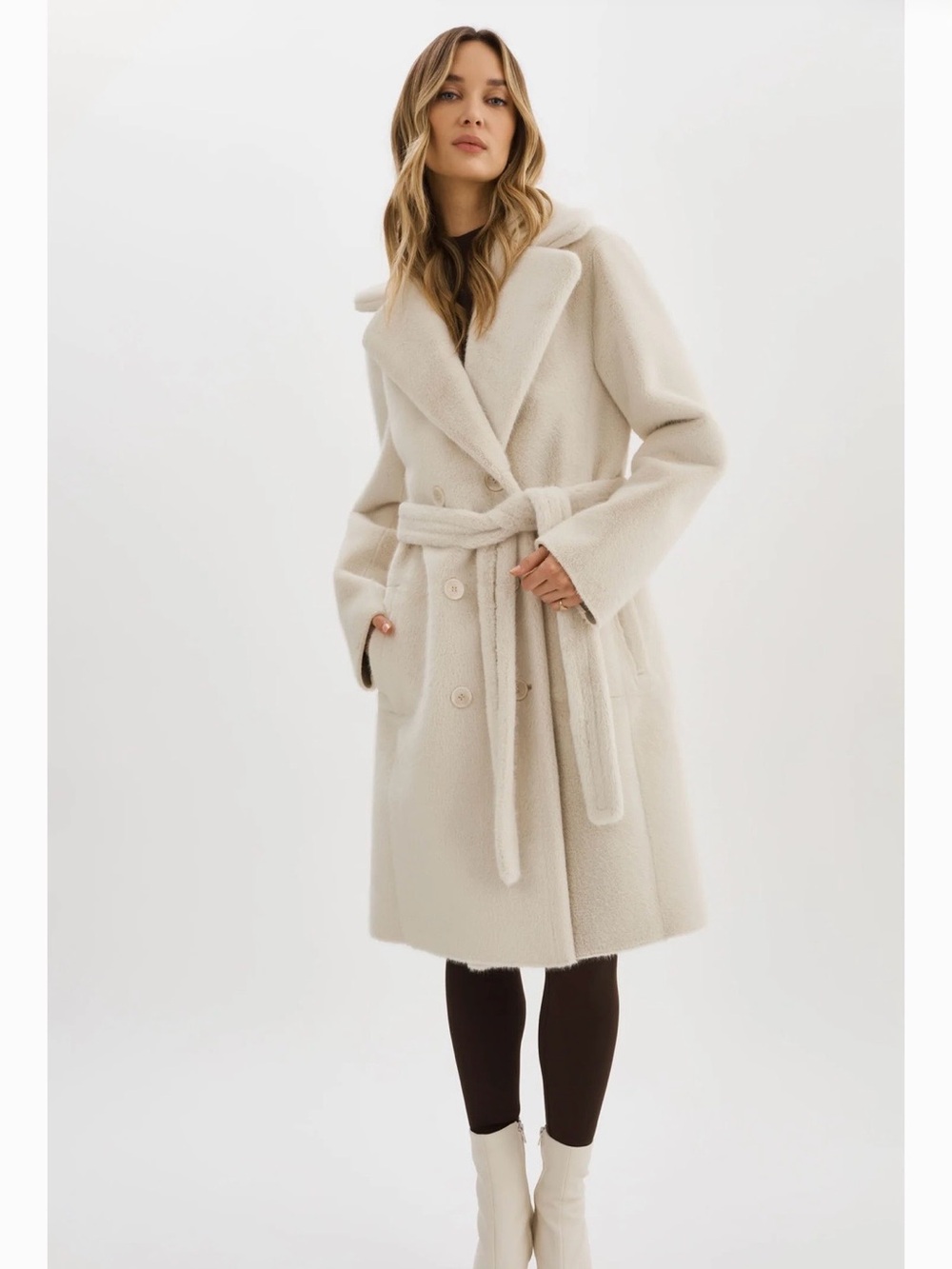 Lamarque Abigail IV Faux Shearling-Reversible Coat